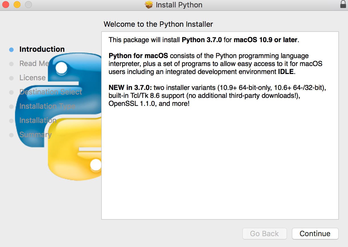 Python compiler for mac
